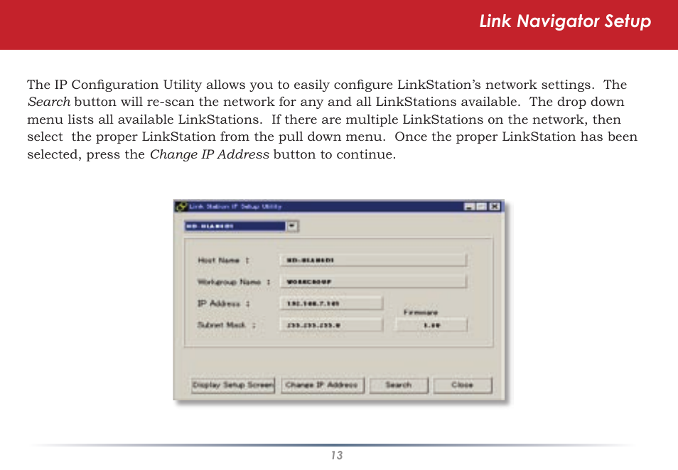 Link navigator setup | Buffalo Technology HS-DGL Series User Manual | Page 13 / 73