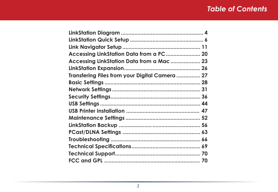 Buffalo Technology HS-DGL Series User Manual | Page 3 / 73