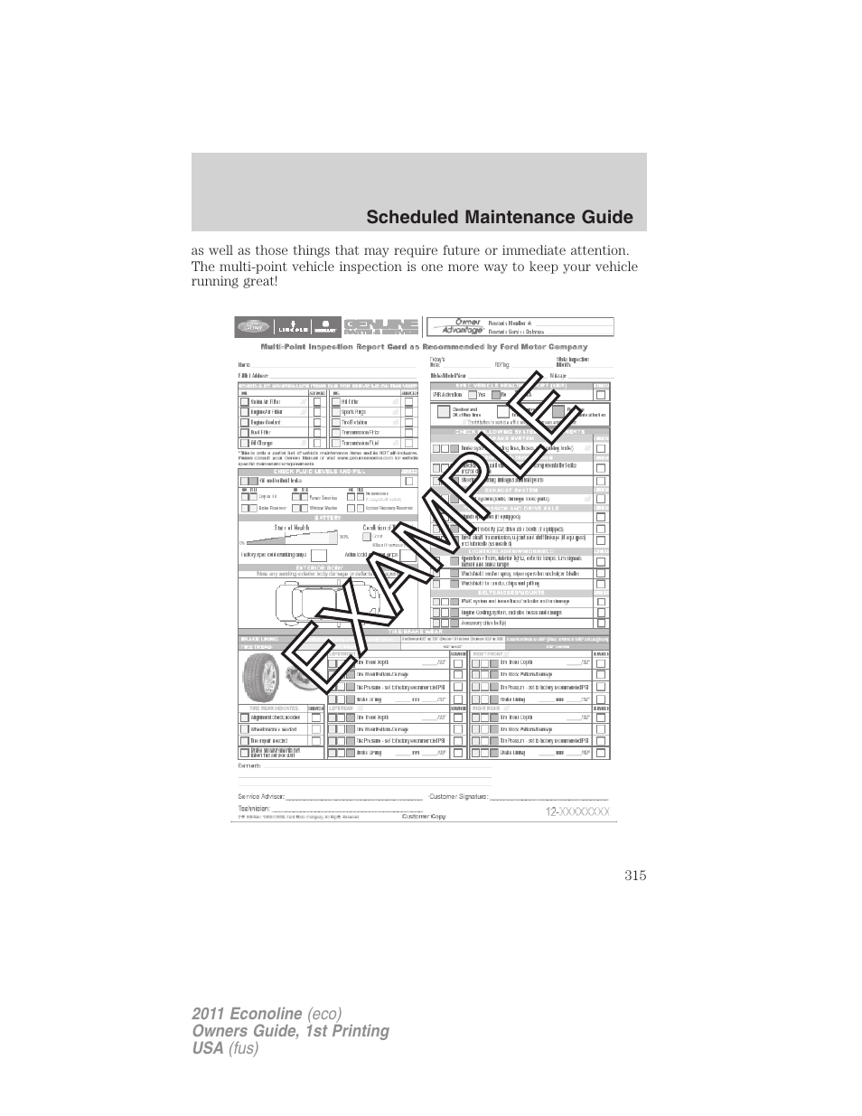 FORD 2011 E-450 v.1 User Manual | Page 315 / 337