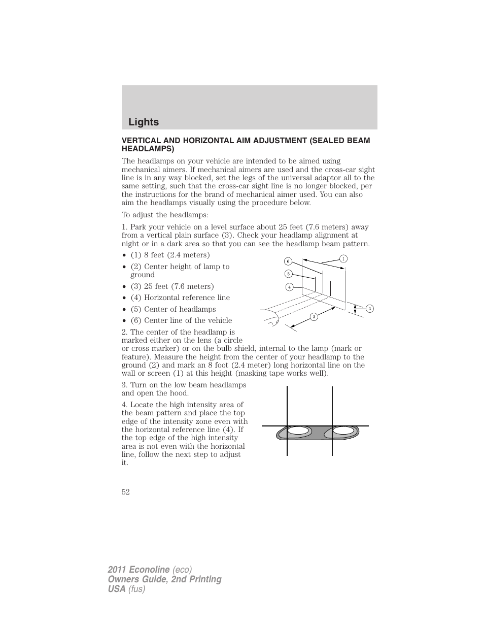 Lights | FORD 2011 E-450 v.2 User Manual | Page 52 / 334