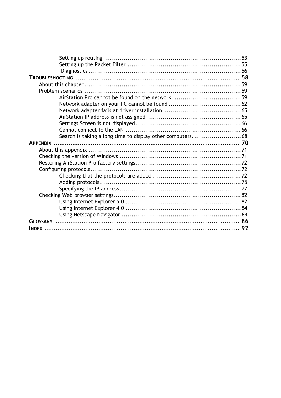 Buffalo Technology AirStation Pro WLA-AWCG User Manual | Page 3 / 96