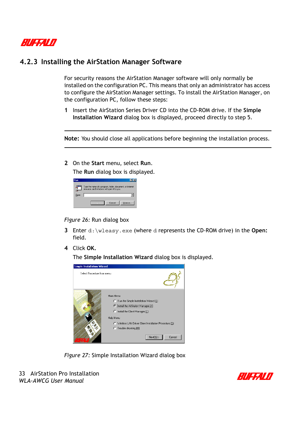 Buffalo Technology AirStation Pro WLA-AWCG User Manual | Page 36 / 96