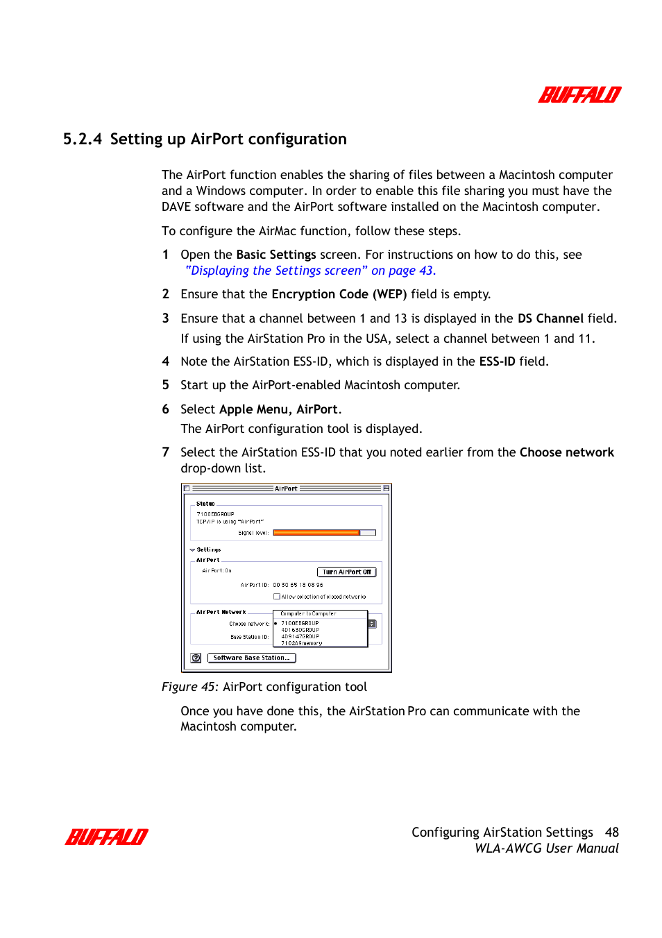 Buffalo Technology AirStation Pro WLA-AWCG User Manual | Page 51 / 96