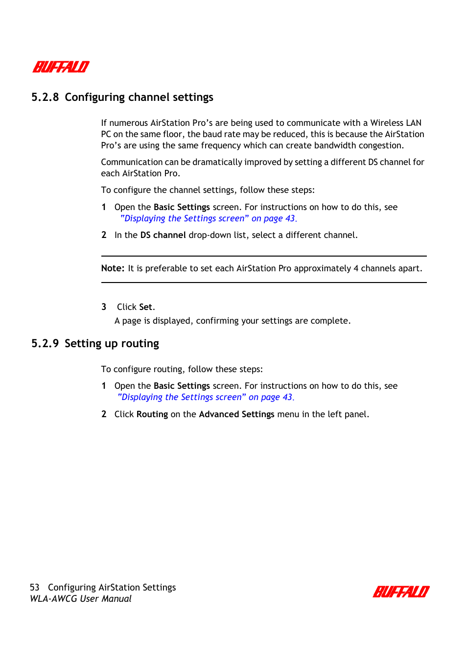 Buffalo Technology AirStation Pro WLA-AWCG User Manual | Page 56 / 96
