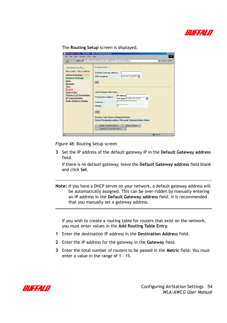 Buffalo Technology AirStation Pro WLA-AWCG User Manual | Page 57 / 96