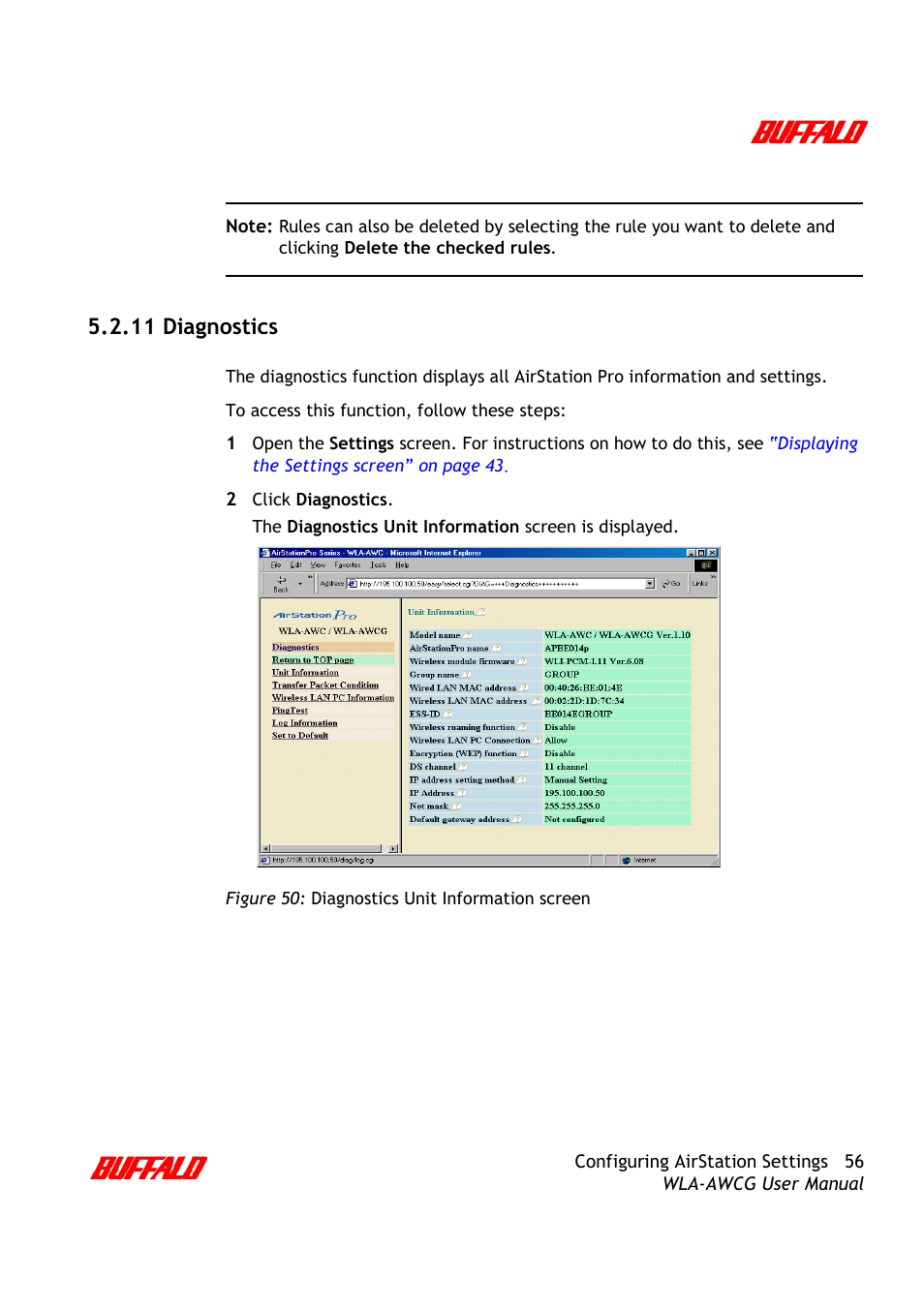 Buffalo Technology AirStation Pro WLA-AWCG User Manual | Page 59 / 96