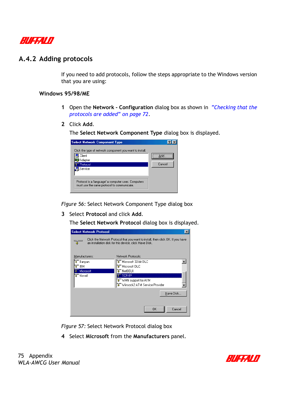 Buffalo Technology AirStation Pro WLA-AWCG User Manual | Page 78 / 96
