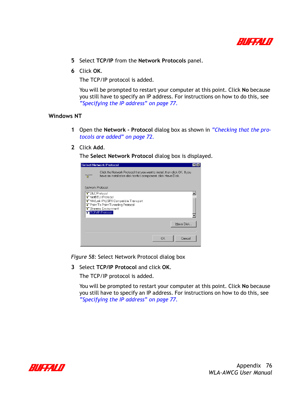 Buffalo Technology AirStation Pro WLA-AWCG User Manual | Page 79 / 96