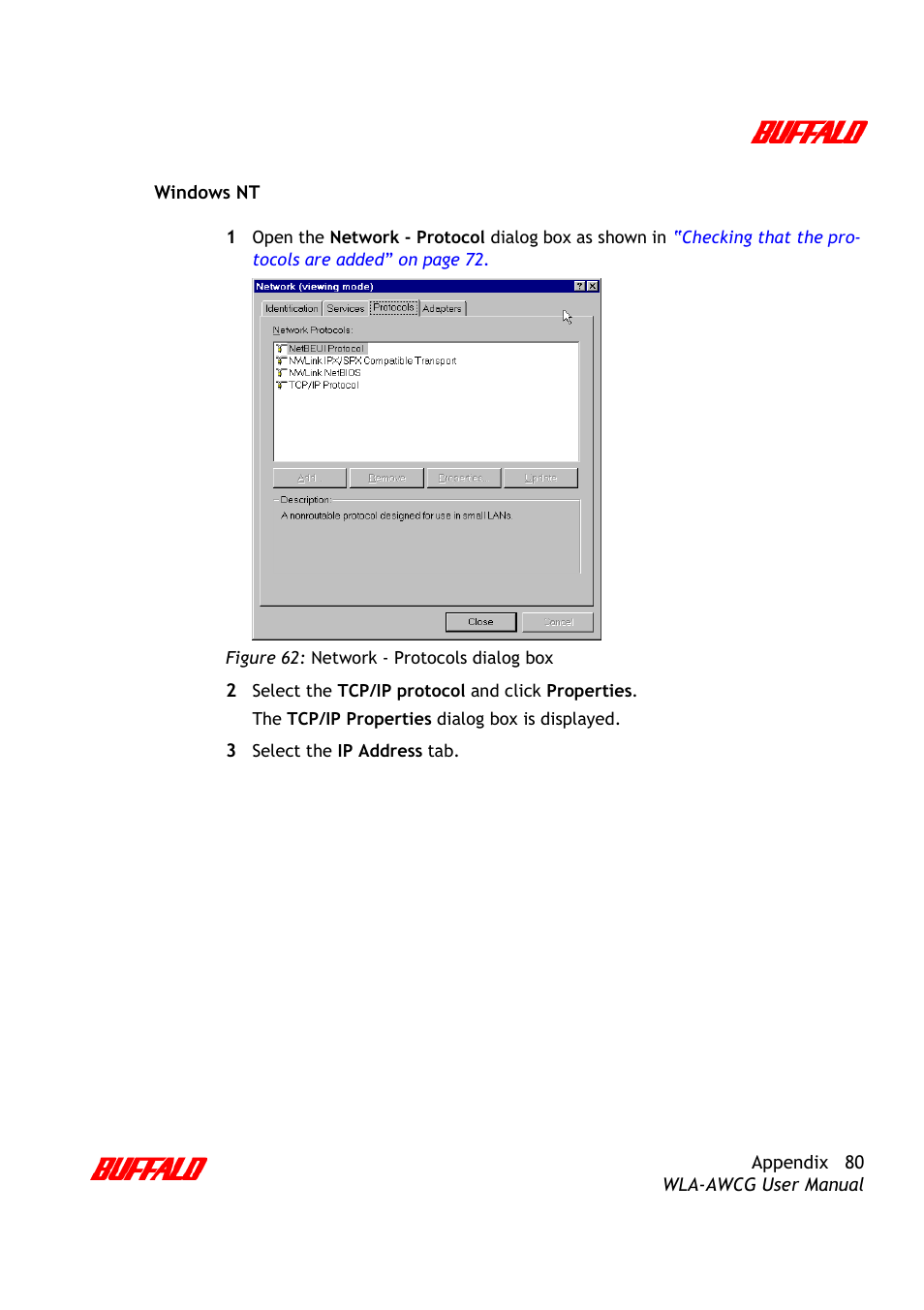 Buffalo Technology AirStation Pro WLA-AWCG User Manual | Page 83 / 96
