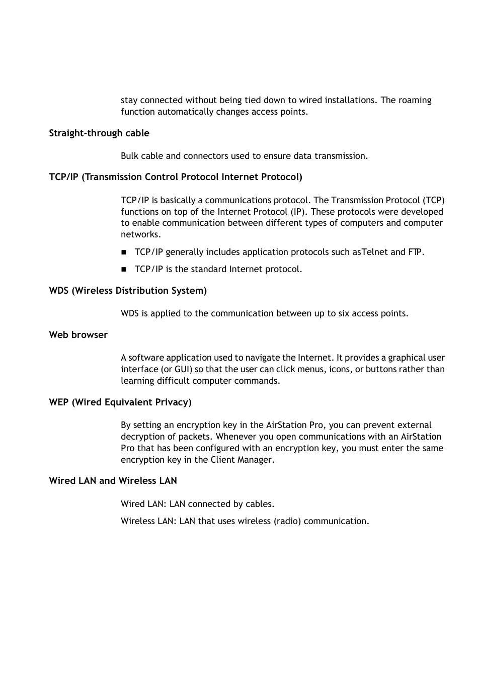 Buffalo Technology AirStation Pro WLA-AWCG User Manual | Page 92 / 96