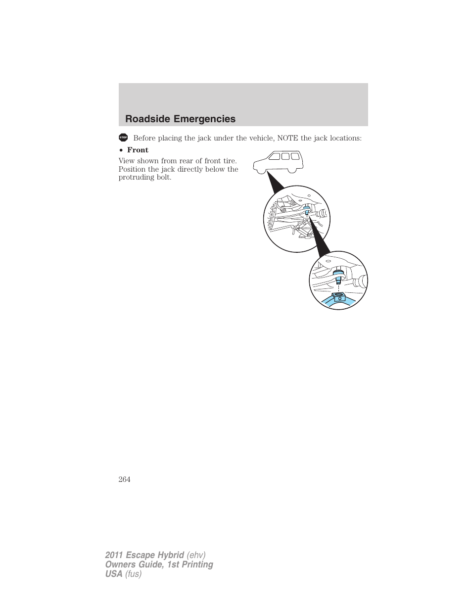 FORD 2011 Escape Hybrid v.1 User Manual | Page 264 / 363