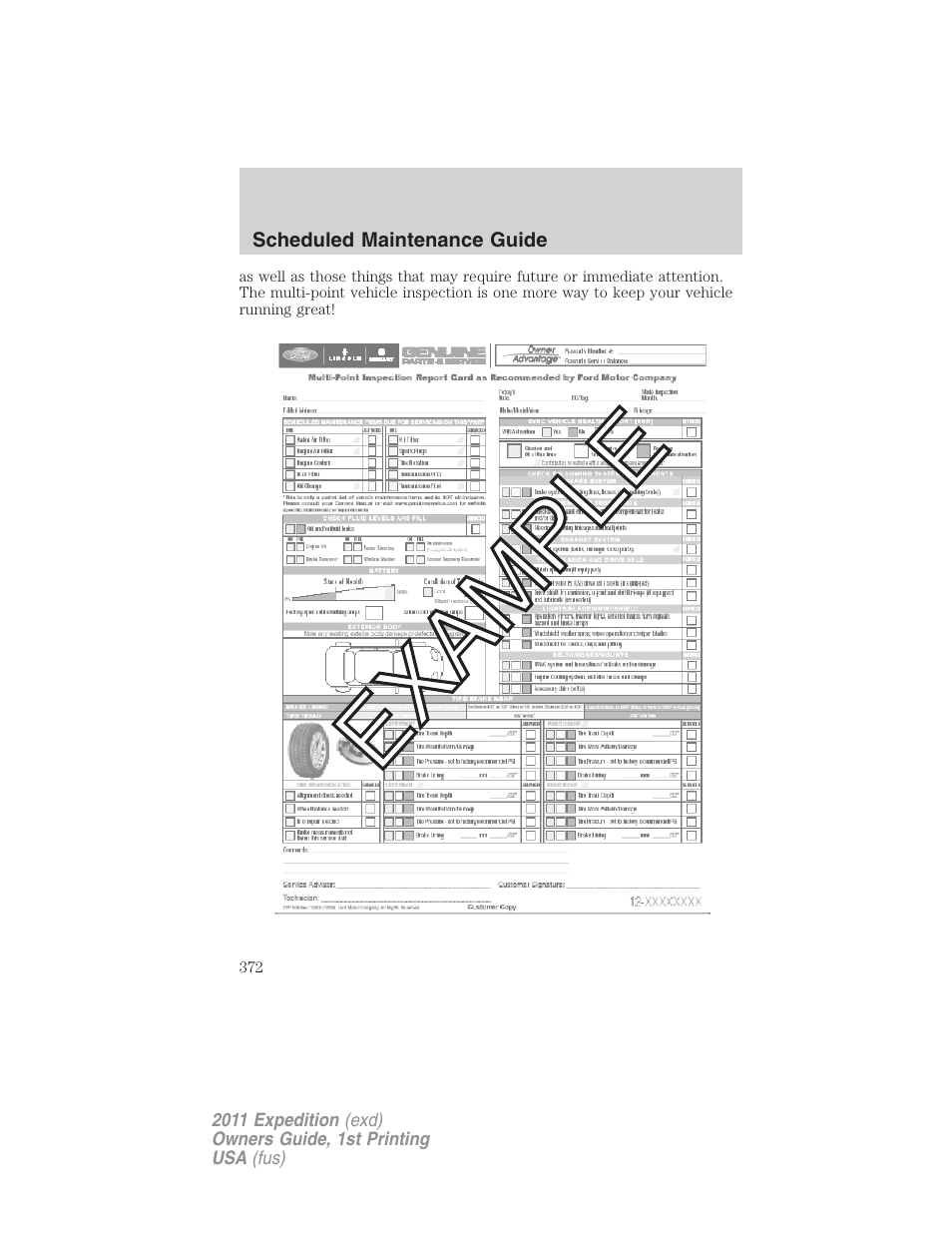 FORD 2011 Expedition User Manual | Page 372 / 395