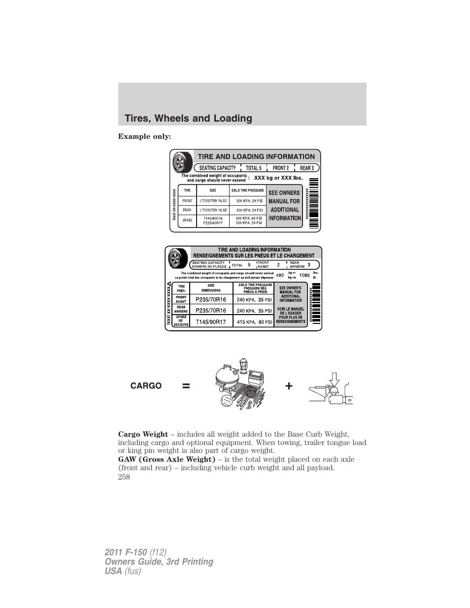 FORD 2011 F-150 v.3 User Manual | Page 258 / 464