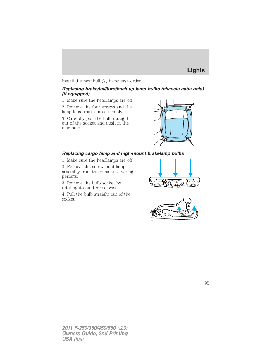 Lights | FORD 2011 F-550 v.2 User Manual | Page 95 / 448