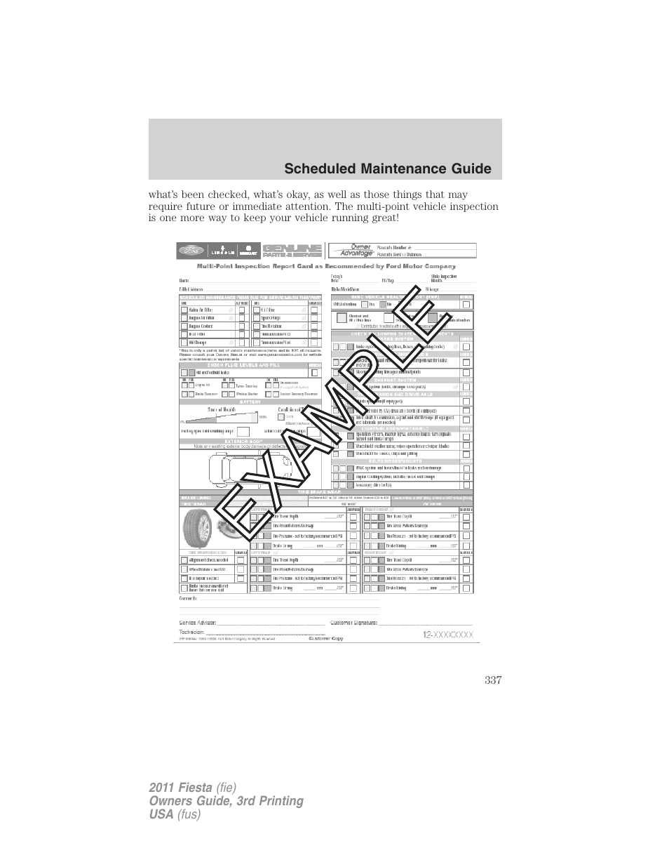 FORD 2011 Fiesta v.3 User Manual | Page 337 / 356