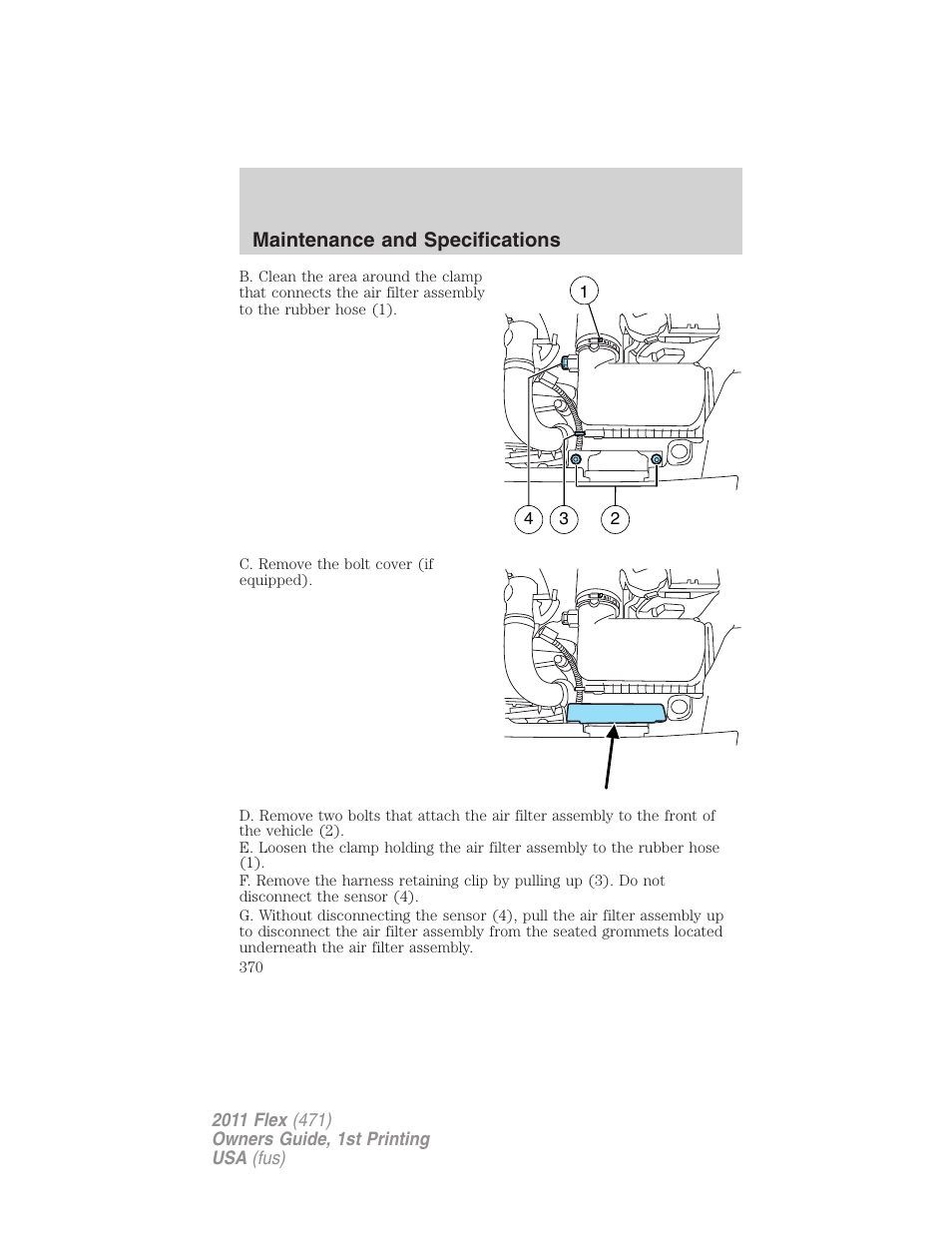 FORD 2011 Flex v.1 User Manual | Page 370 / 418