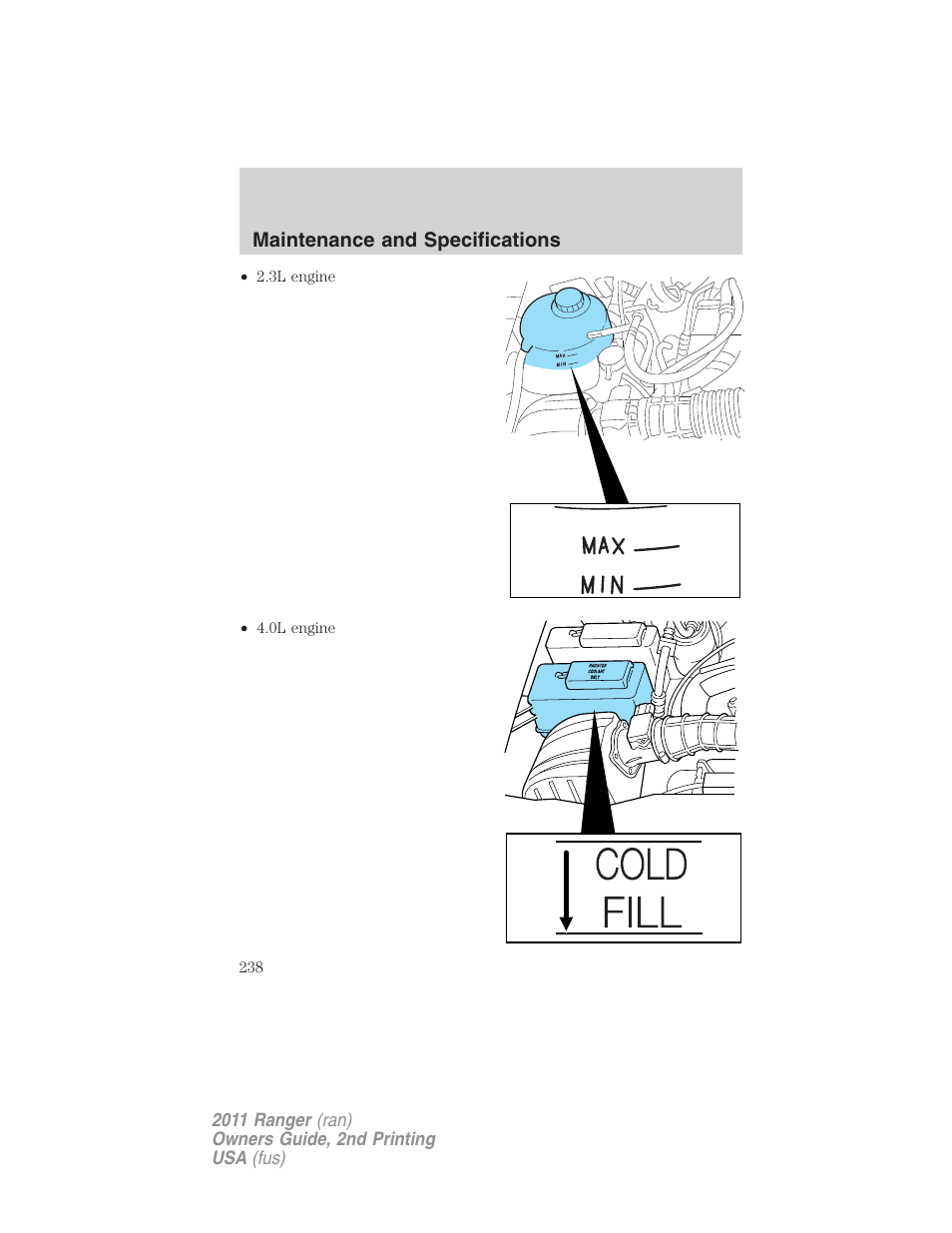 FORD 2011 Ranger v.2 User Manual | Page 238 / 303