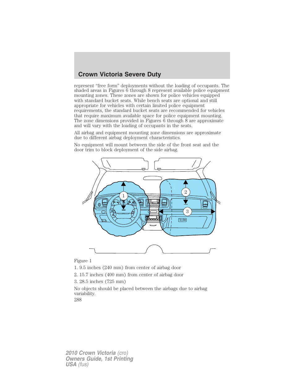 Crown victoria severe duty | FORD 2010 Crown Victoria v.1 User Manual | Page 288 / 306