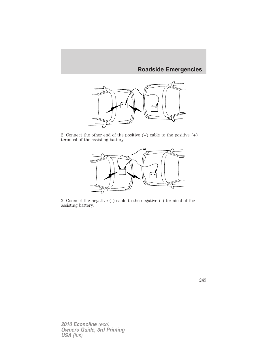 Roadside emergencies | FORD 2010 E-450 v.3 User Manual | Page 249 / 327