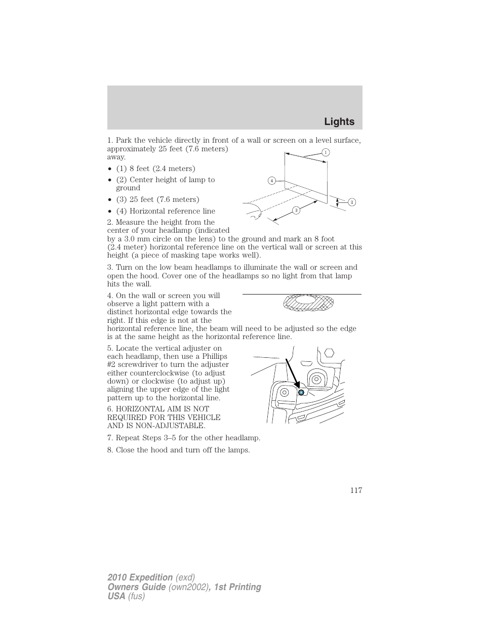 Lights | FORD 2010 Expedition v.1 User Manual | Page 117 / 420