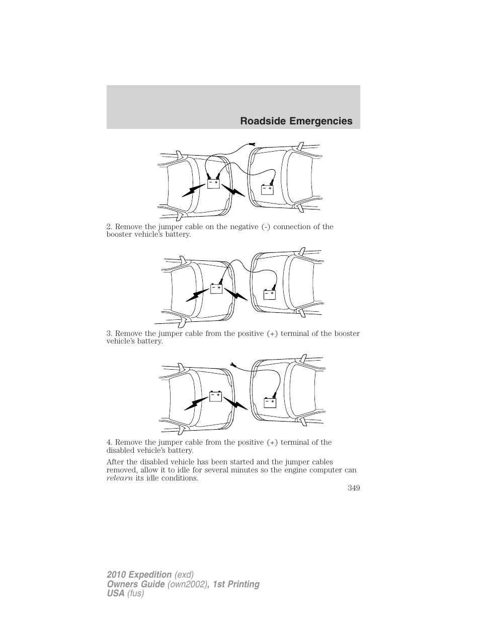 Roadside emergencies | FORD 2010 Expedition v.1 User Manual | Page 349 / 420