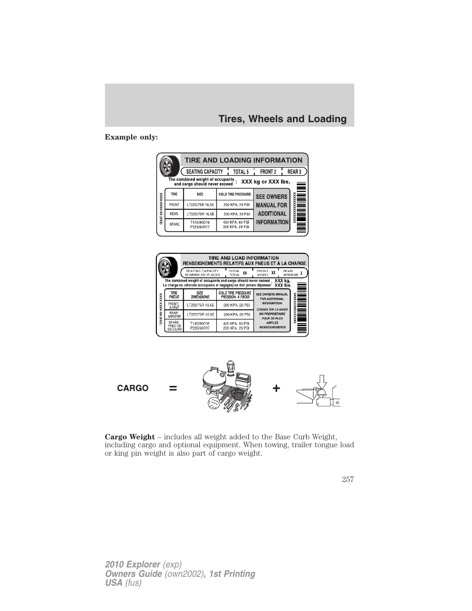 FORD 2010 Explorer v.1 User Manual | Page 257 / 404