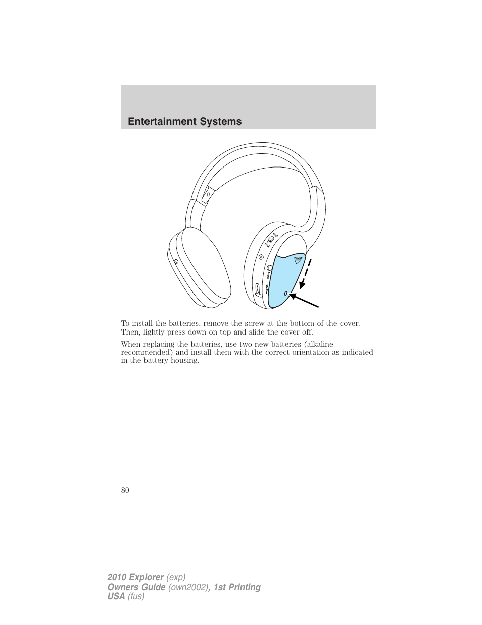 FORD 2010 Explorer v.1 User Manual | Page 80 / 404