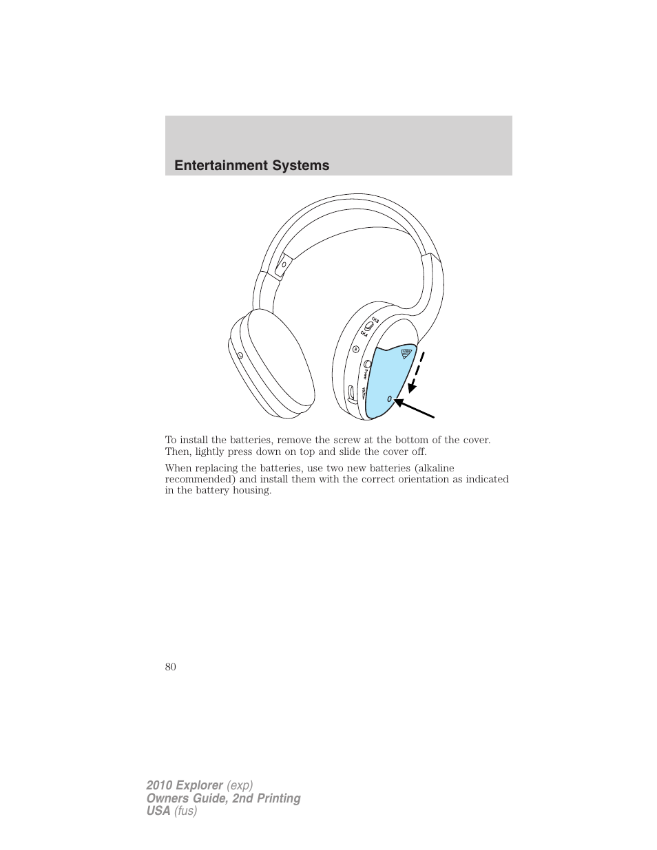 FORD 2010 Explorer v.2 User Manual | Page 80 / 406