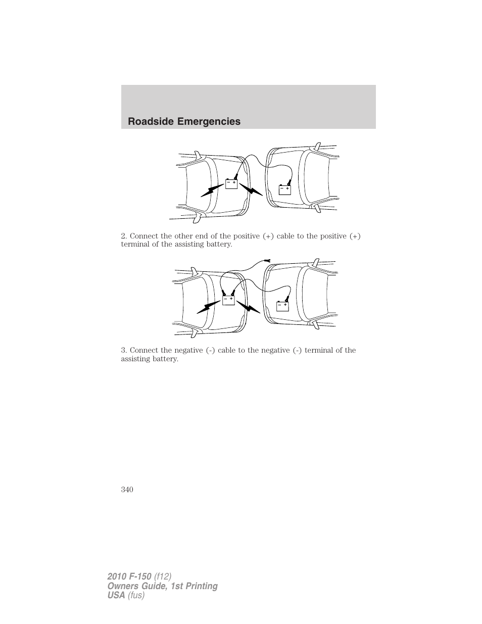 Roadside emergencies | FORD 2010 F-150 v.1 User Manual | Page 340 / 419