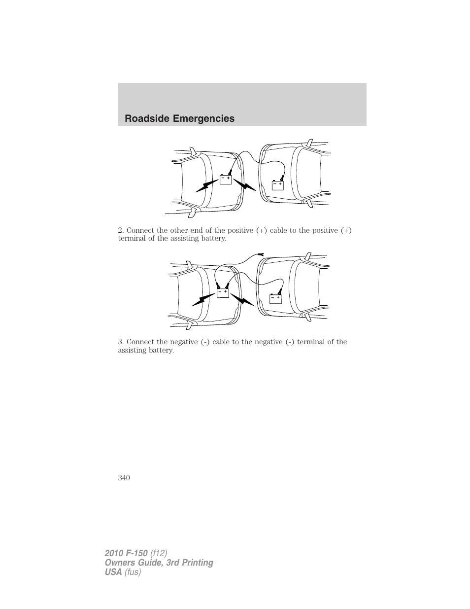 Roadside emergencies | FORD 2010 F-150 v.3 User Manual | Page 340 / 419