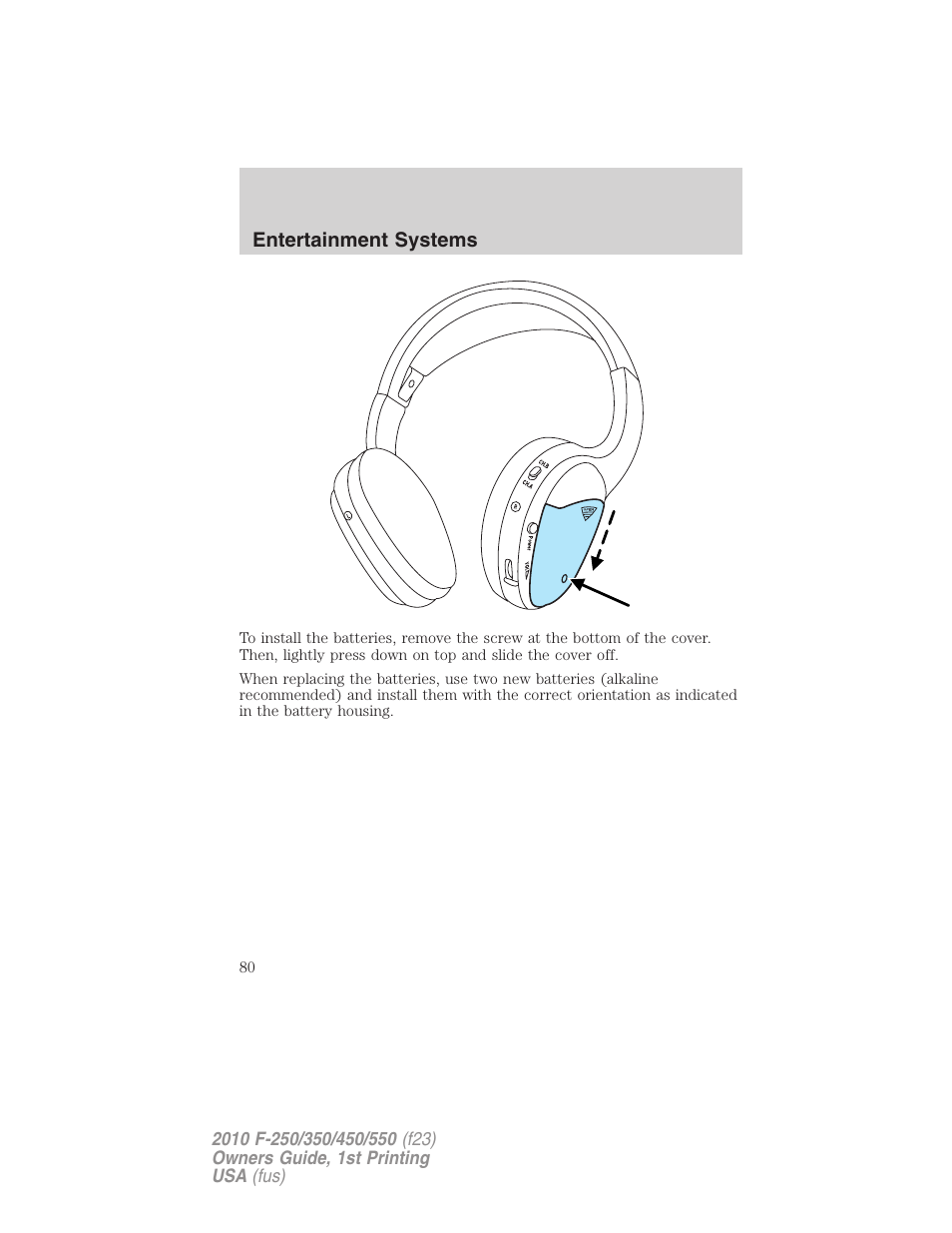 FORD 2010 F-550 v.1 User Manual | Page 80 / 407