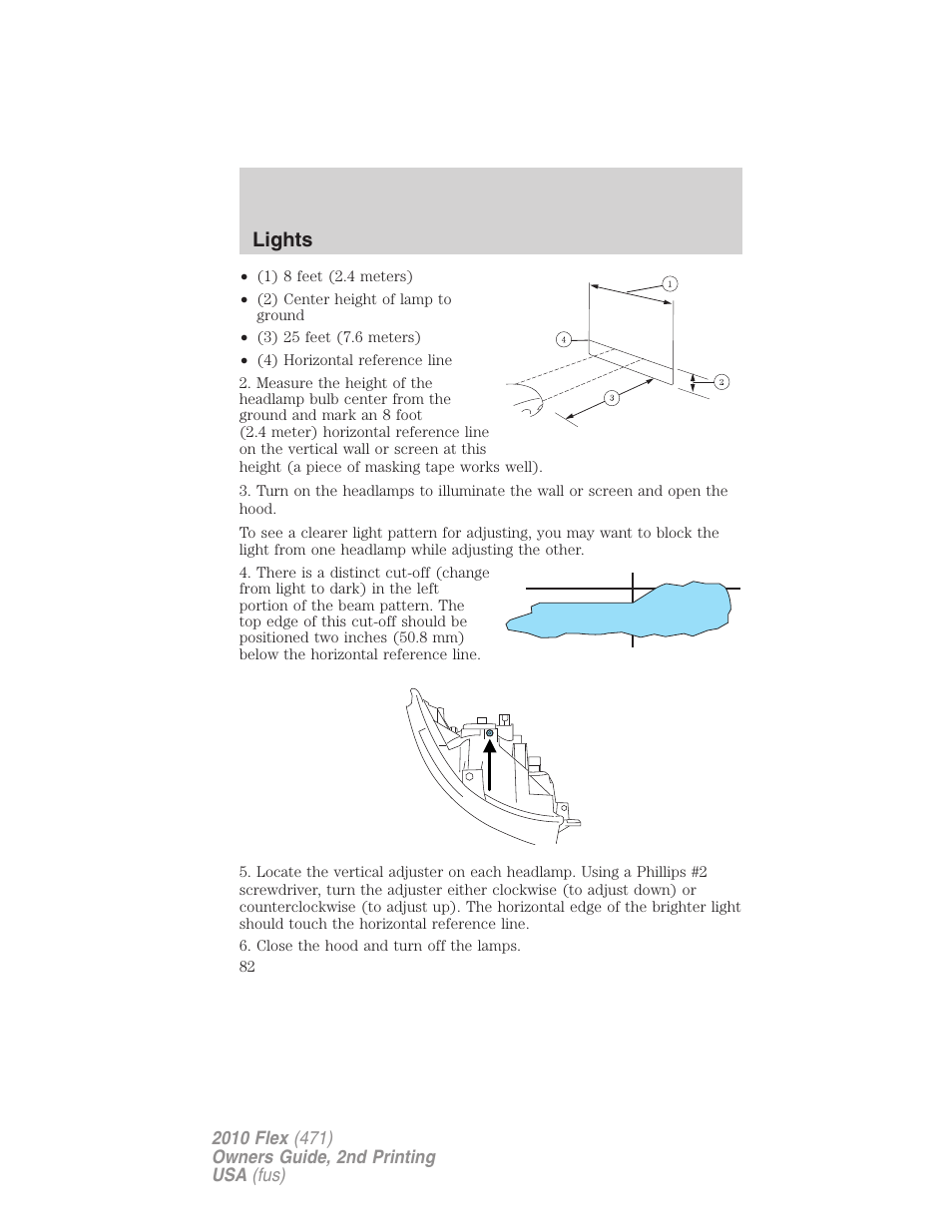 Lights | FORD 2010 Flex v.2 User Manual | Page 82 / 399