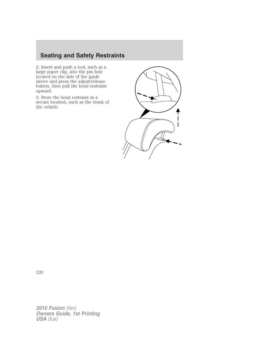FORD 2010 Fusion v.1 User Manual | Page 120 / 338