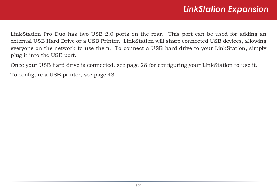 Linkstation expansion | Buffalo Technology LinkStation Pro Duo LS-WTGL/R1 User Manual | Page 17 / 71