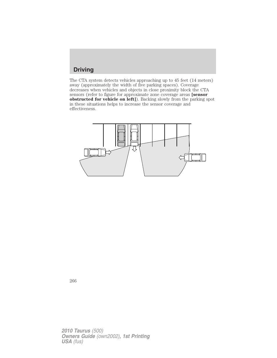 FORD 2010 Taurus v.1 User Manual | Page 266 / 378