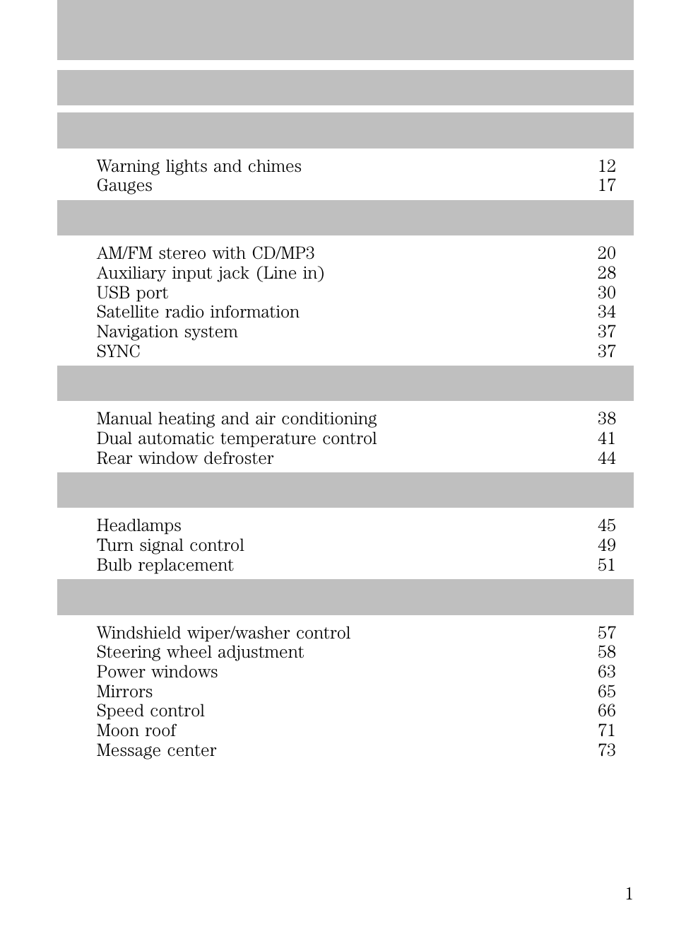 FORD 2009 Escape v.1 User Manual | 318 pages