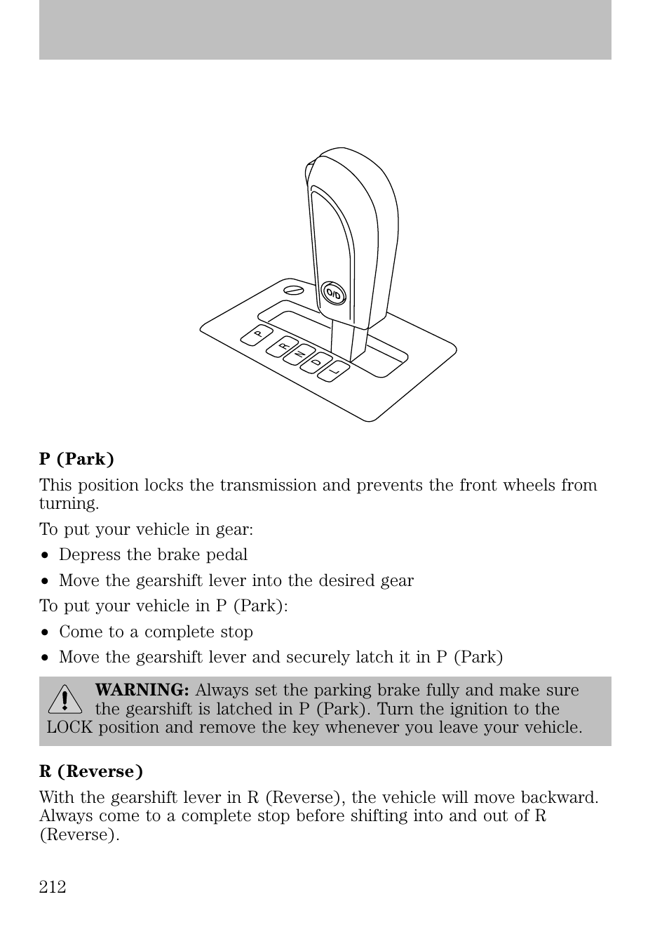 Driving | FORD 2009 Escape v.1 User Manual | Page 212 / 318