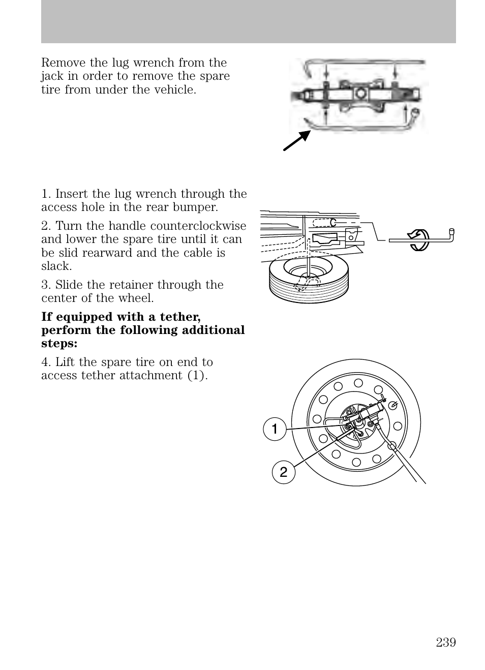 Roadside emergencies | FORD 2009 Escape v.1 User Manual | Page 239 / 318