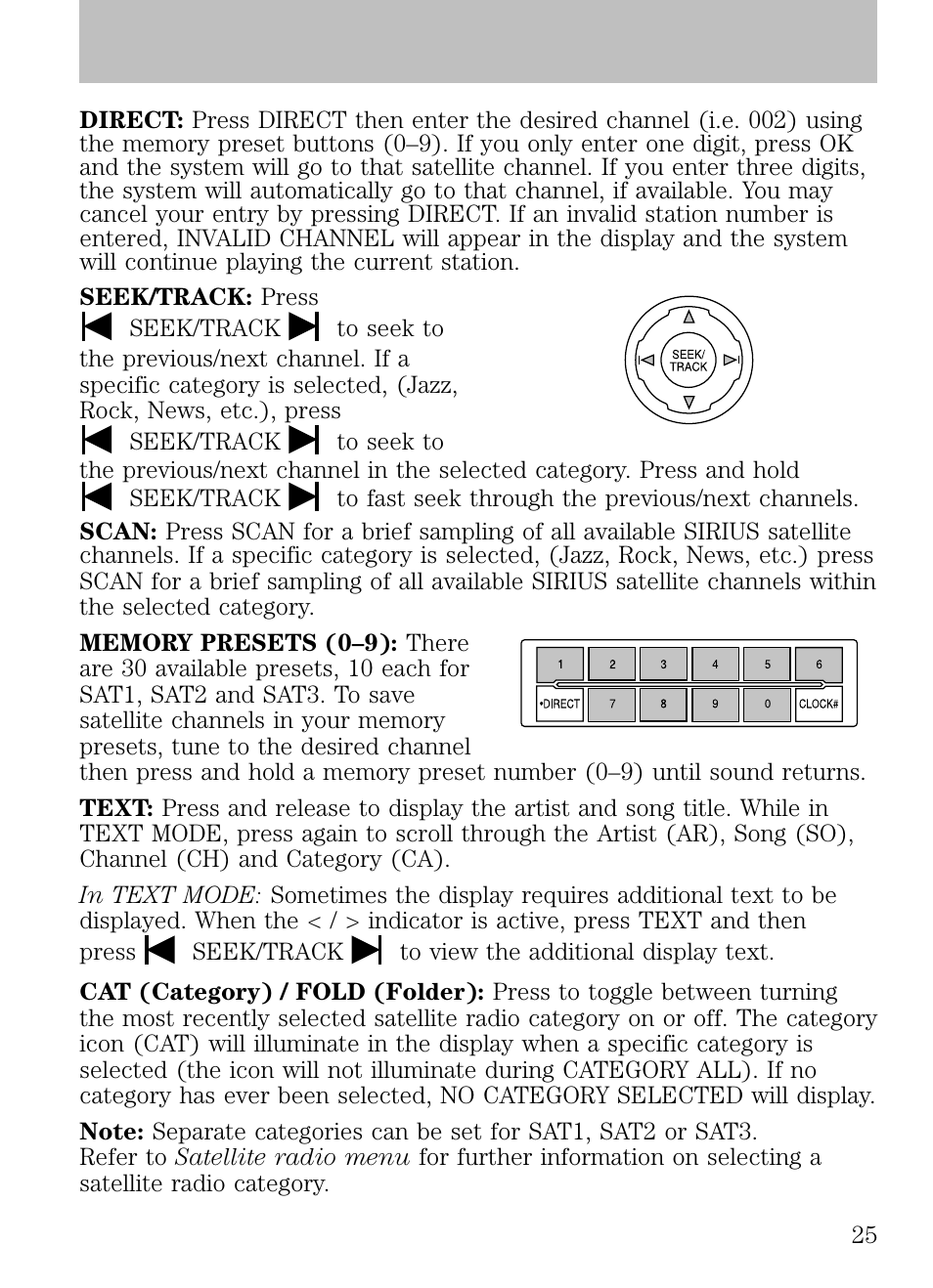 Entertainment systems | FORD 2009 Escape v.1 User Manual | Page 25 / 318