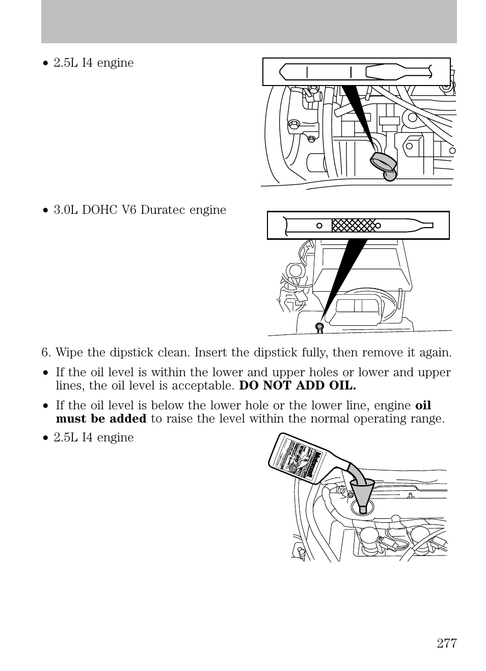 Maintenance and specifications | FORD 2009 Escape v.1 User Manual | Page 277 / 318
