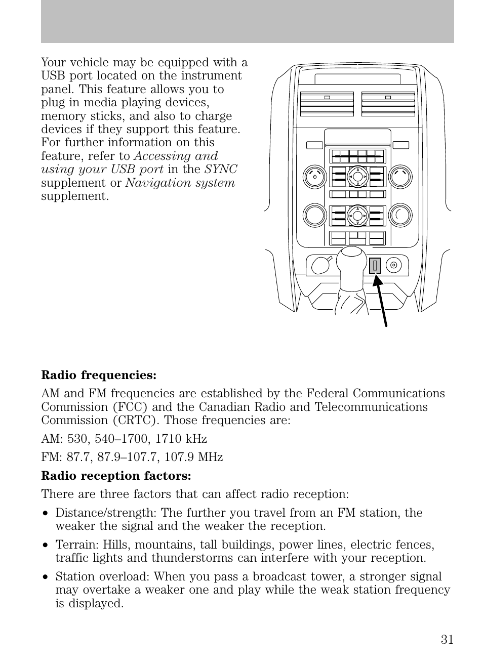 General audio information, Entertainment systems | FORD 2009 Escape v.1 User Manual | Page 31 / 318