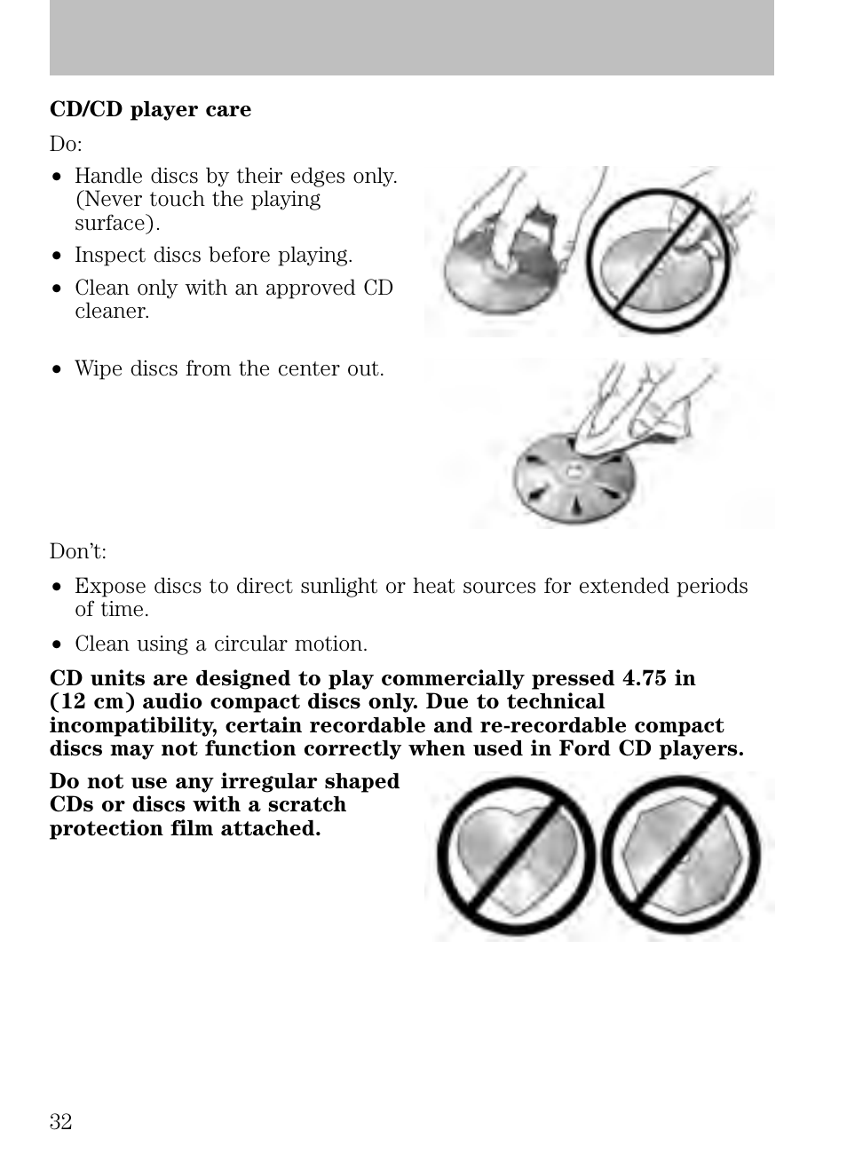 Entertainment systems | FORD 2009 Escape v.1 User Manual | Page 32 / 318