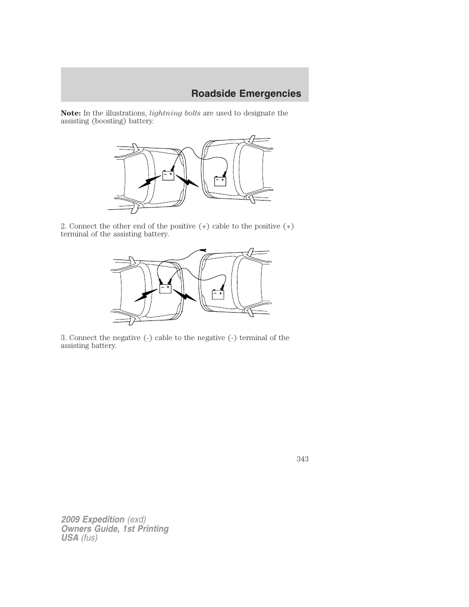 Roadside emergencies | FORD 2009 Expedition v.1 User Manual | Page 343 / 416