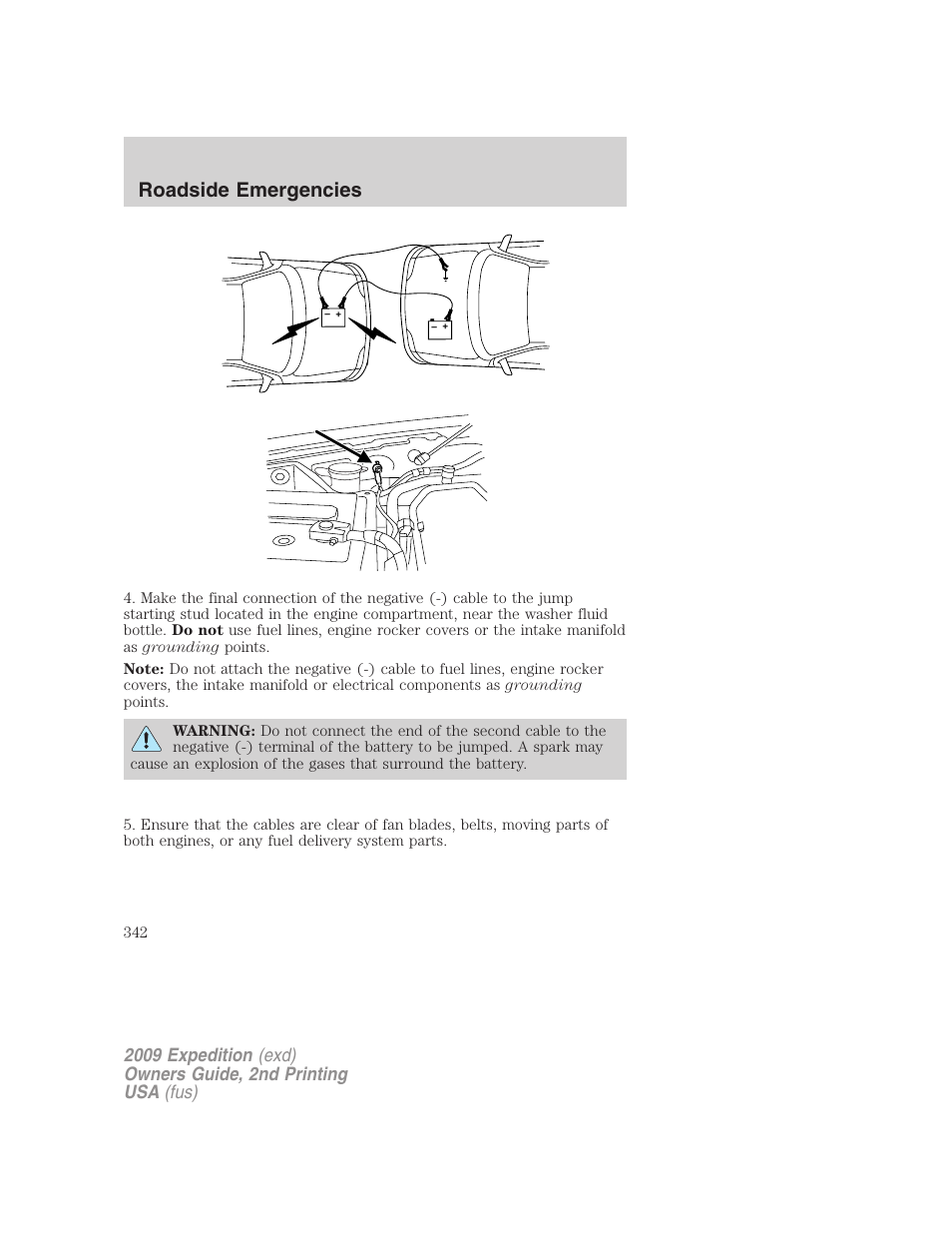 Roadside emergencies | FORD 2009 Expedition v.2 User Manual | Page 342 / 415