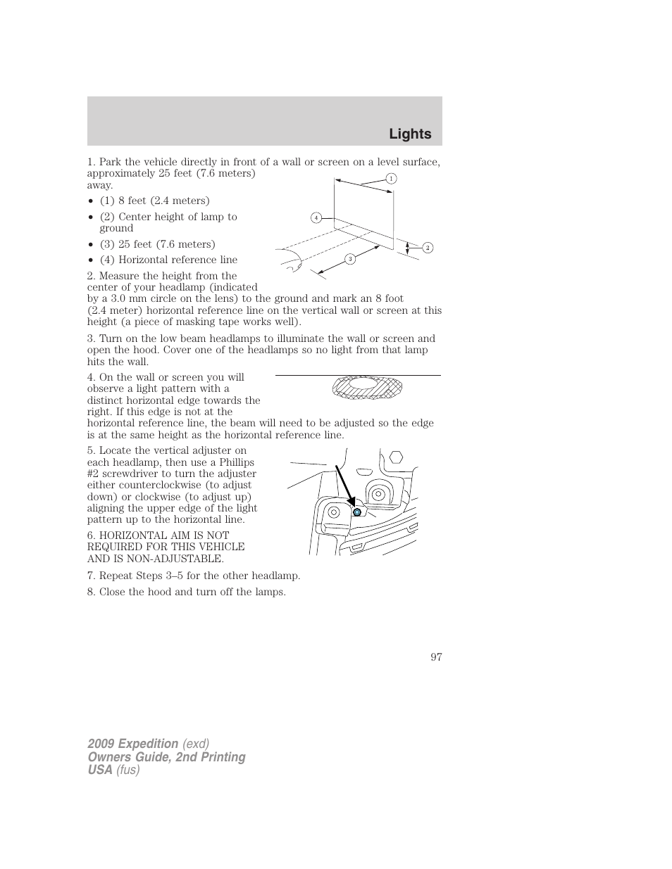 Lights | FORD 2009 Expedition v.2 User Manual | Page 97 / 415