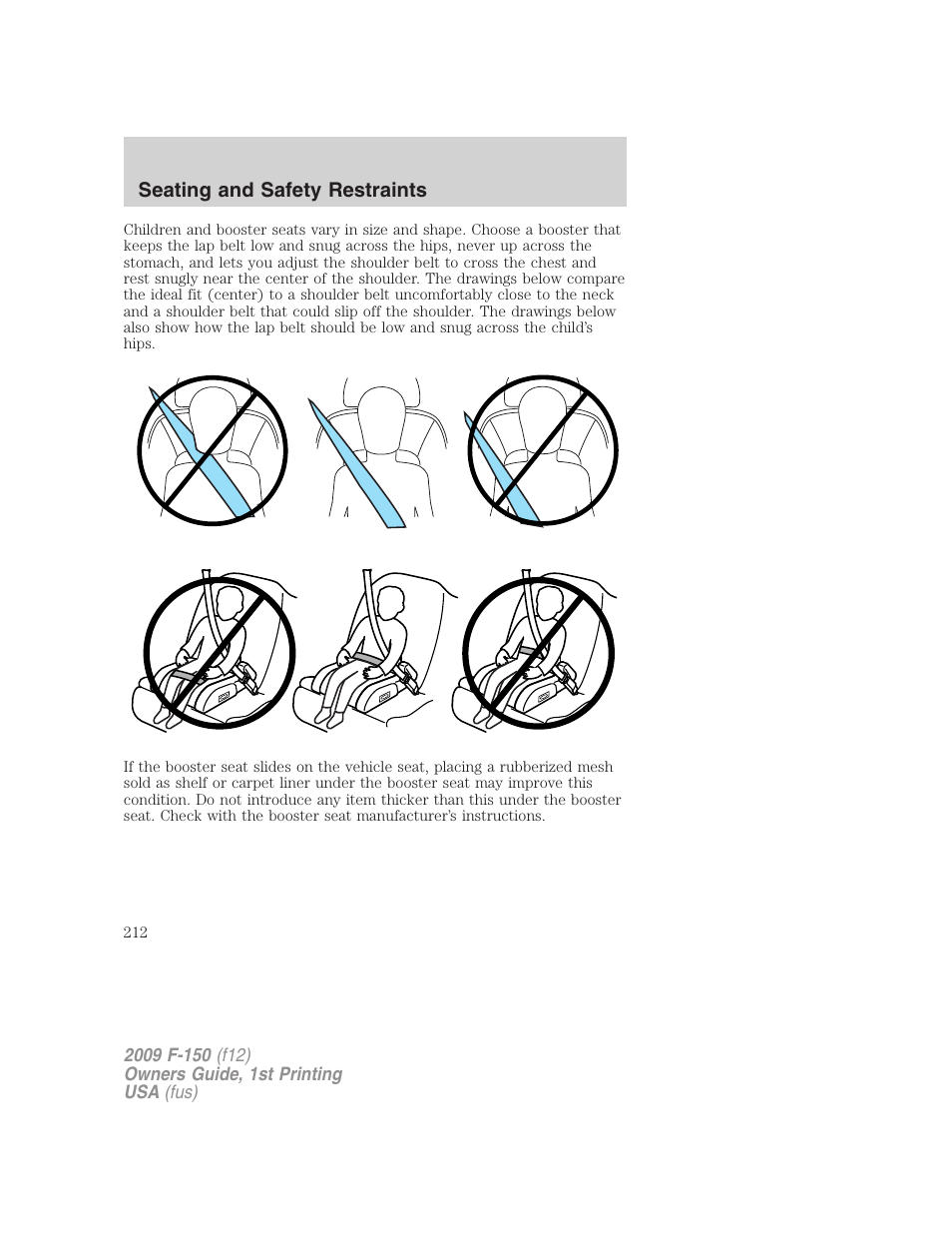 FORD 2009 F-150 v.1 User Manual | Page 212 / 405