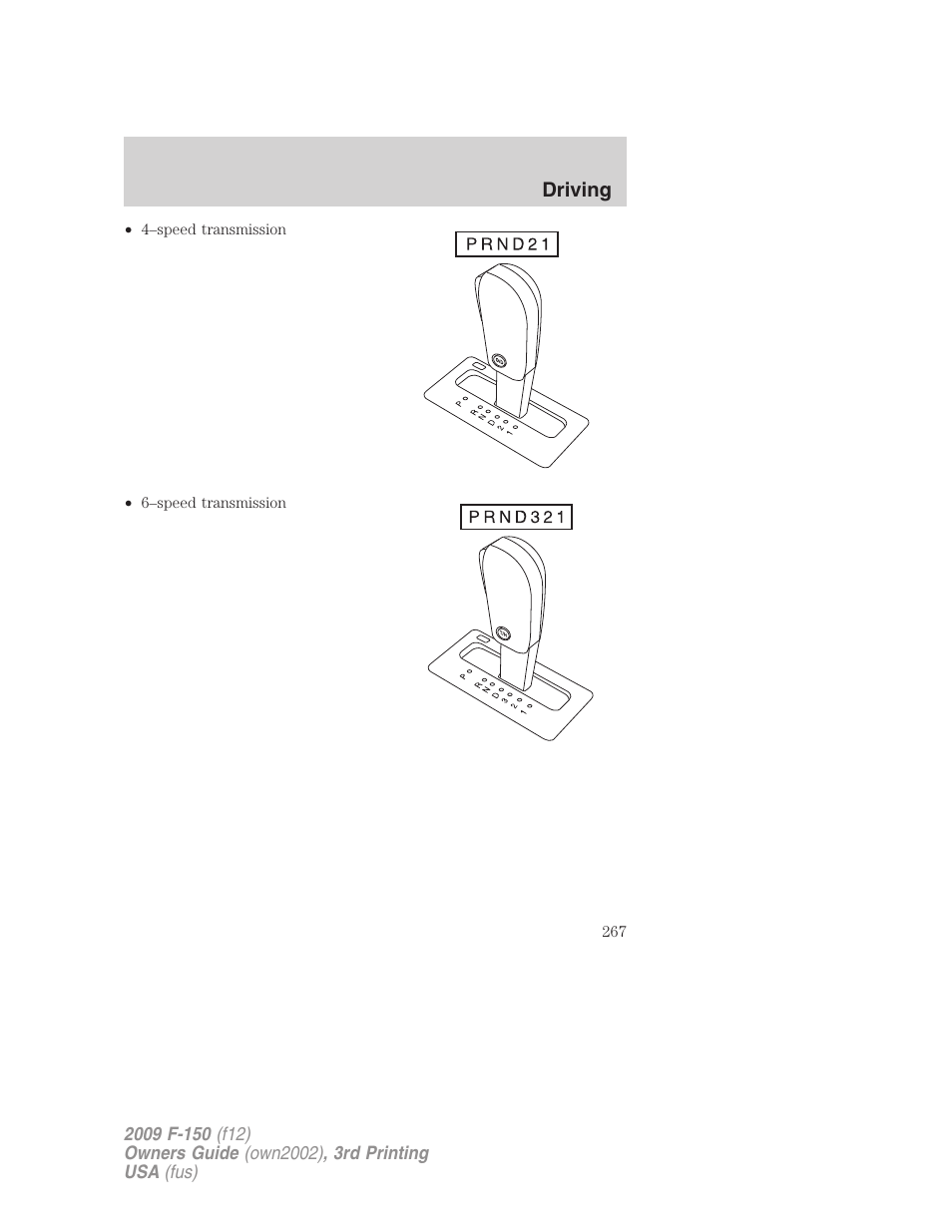 FORD 2009 F-150 v.3 User Manual | Page 267 / 409