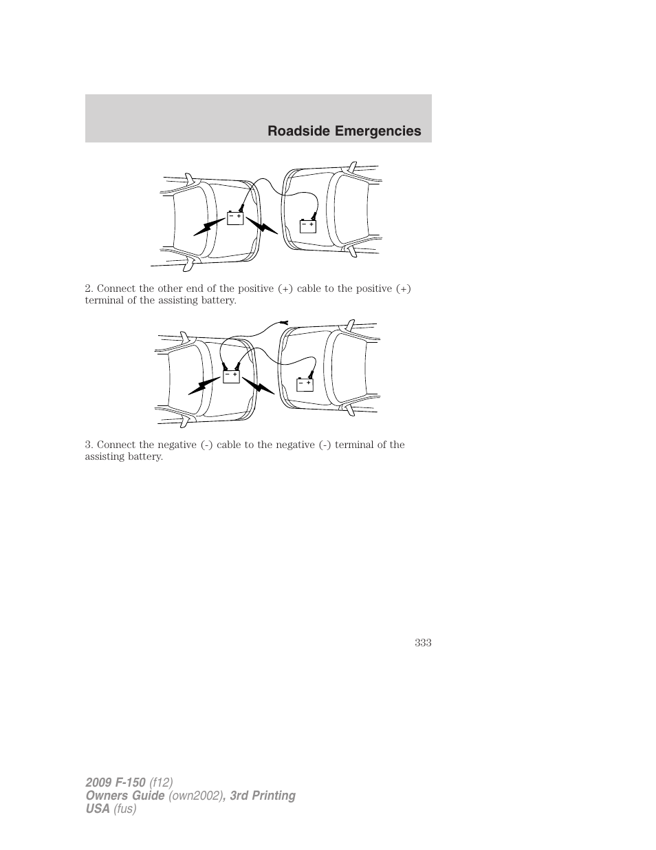 Roadside emergencies | FORD 2009 F-150 v.3 User Manual | Page 333 / 409