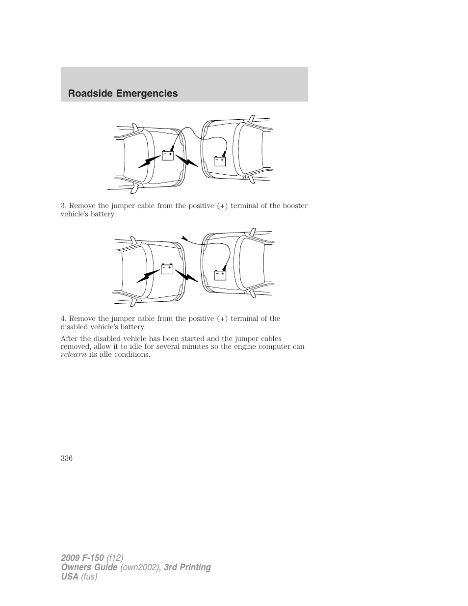 Roadside emergencies | FORD 2009 F-150 v.3 User Manual | Page 336 / 409