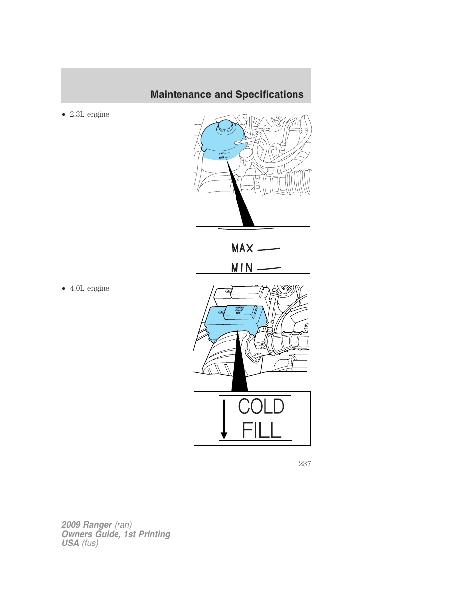 FORD 2009 Ranger v.1 User Manual | Page 237 / 280